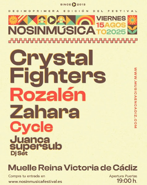 Hablamos del festival Nosinmúsica que se celebra este viernes en Cádiz absolutealternativemusic.blogspot.com/2025/08/el-fes…