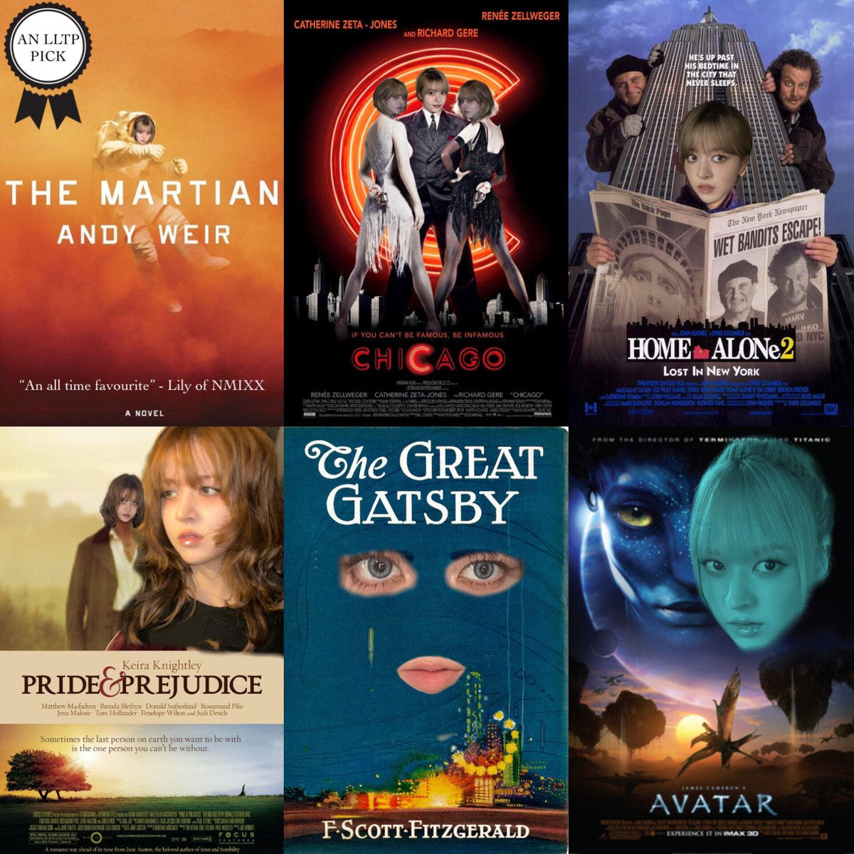 Lily inserting herself for her Lily's Lost The Plot Book and Movie club ...