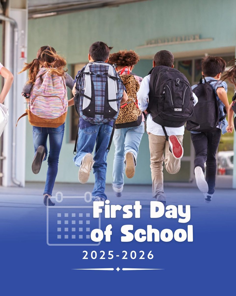 ⏰ It's almost time! Here's your friendly reminder that the first day of school is in just two days. Mark your calendars for Wednesday, August 13, we're excited to see everyone back in the classroom!

#FirstDayofSchool #TogetherWeRoar 🦁📘📝