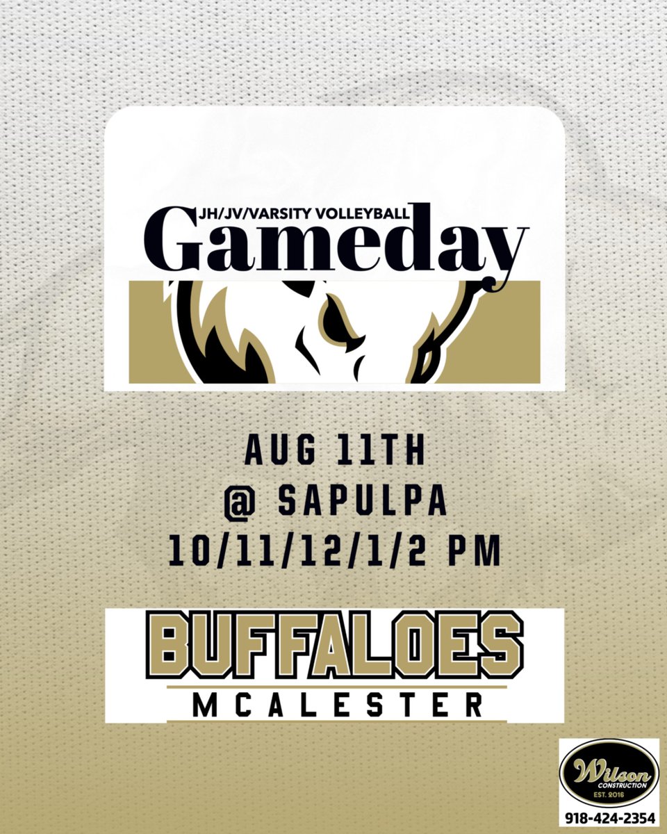 McAlester Athletics (@mcabuffaloes) on Twitter photo 