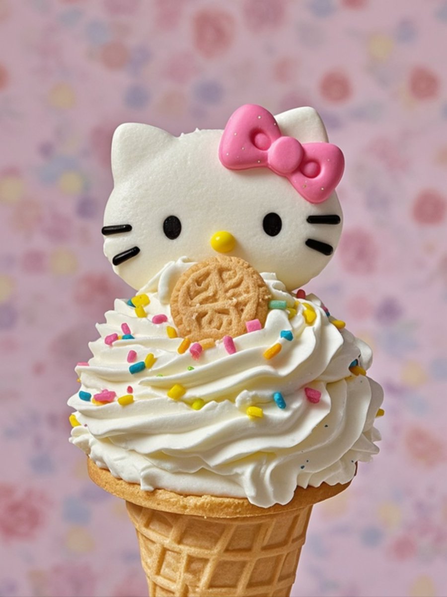 こんなにかわいいアイスクリームはどこで買えるんですか？
こんなに可愛いと、食べるのがもったいないですよね🍦