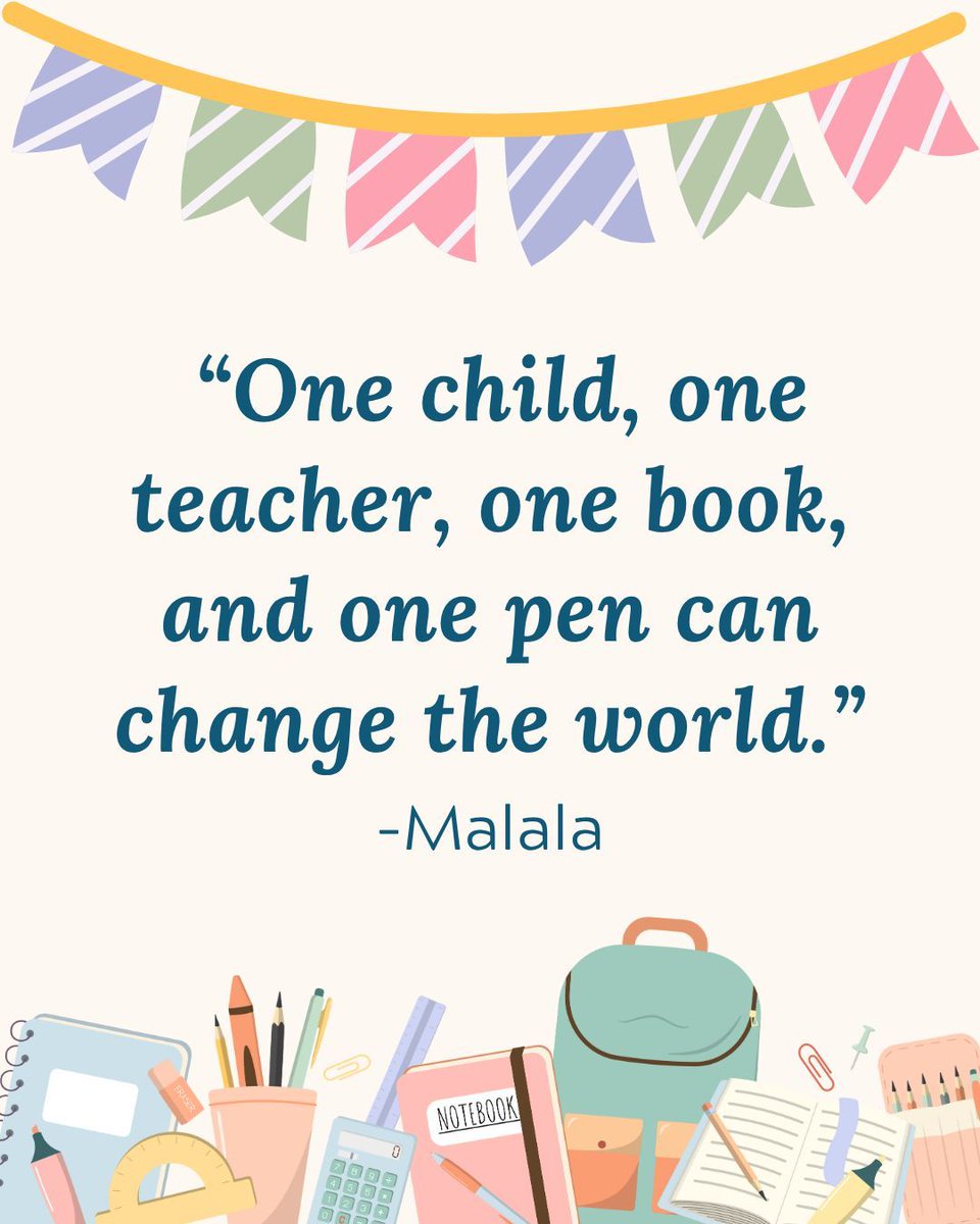 🌍“One child, one teacher, one book, and one pen can change the world.” –Malala. 
When you do it bilingually, you double the change! 🙌 
#MotivationalMonday #TABE2025