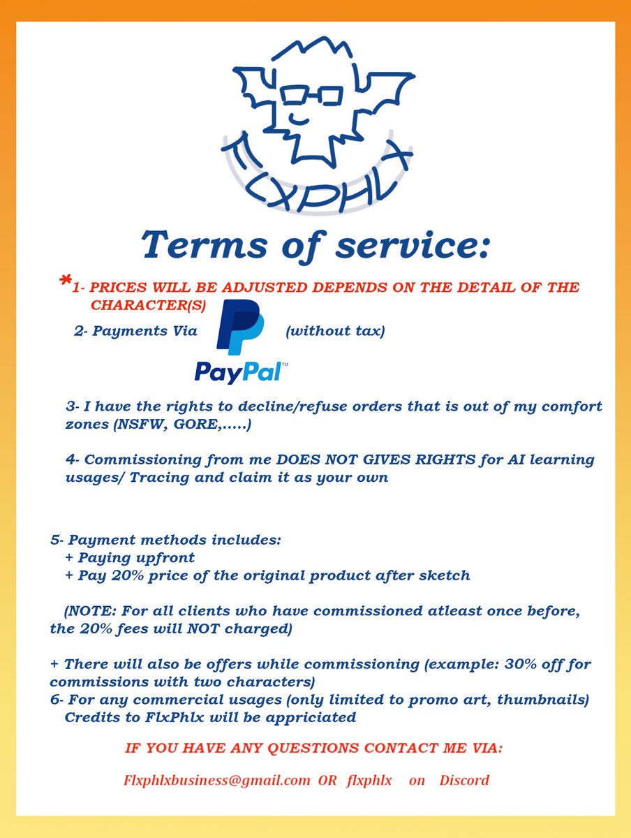 C0mmiss1on5 are now back! along with some adjustments from last patch ^_^
(will start taking request on the 12th of August)
#commissions #commissionsopen