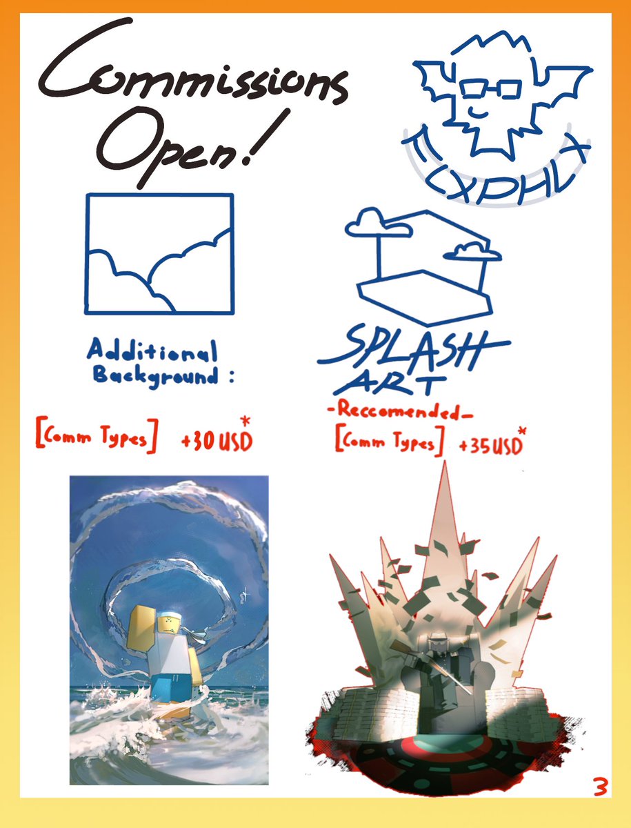 FlxPhlx's tweet photo. C0mmiss1on5 are now back! along with some adjustments from last patch ^_^
(will start taking request on the 12th of August)
#commissions #commissionsopen https://t.co/LUKYkDljdK