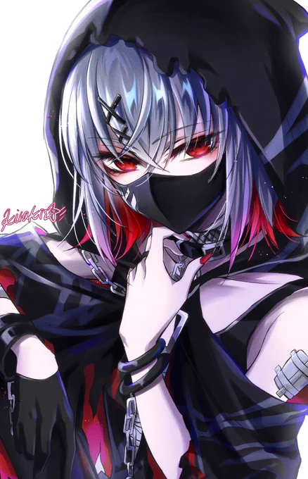 「魔法少女ノ魔女裁判」 紫藤アリサちゃん 素顔がめちゃくちゃ可愛いので色んな表情させてナンボな娘だと思います最高... #まのさば #まのさば二次創作