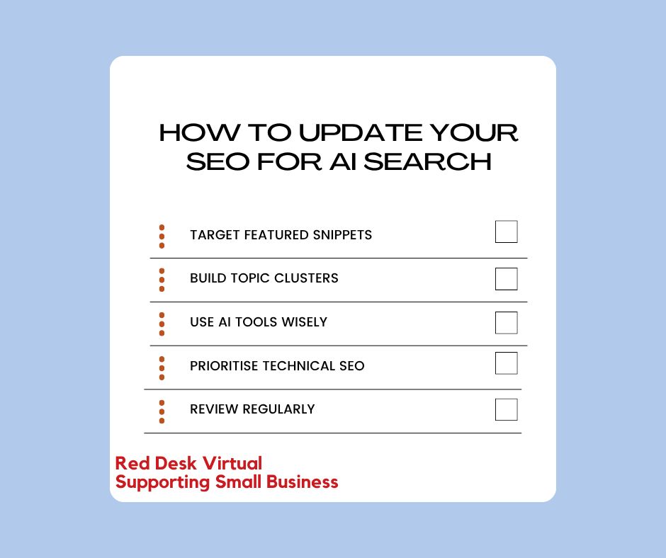 AI is changing SEO - and quick. Explore how chat-style search tools impact your visibility as a Virtual Assistant in North London. 
buff.ly/0UYZWKu 
#VirtualAssistant #NorthLondon #DigitalMarketing