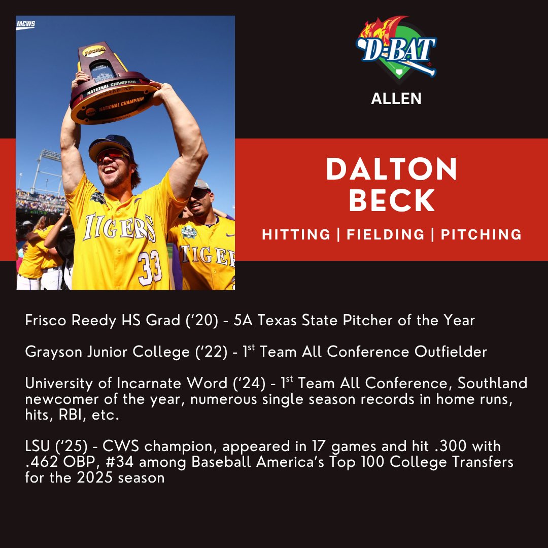Come sign up for private lessons with me at D-Bat Allen! Excited to help bring kids closer to achieving the same dreams I once thought were out of reach!