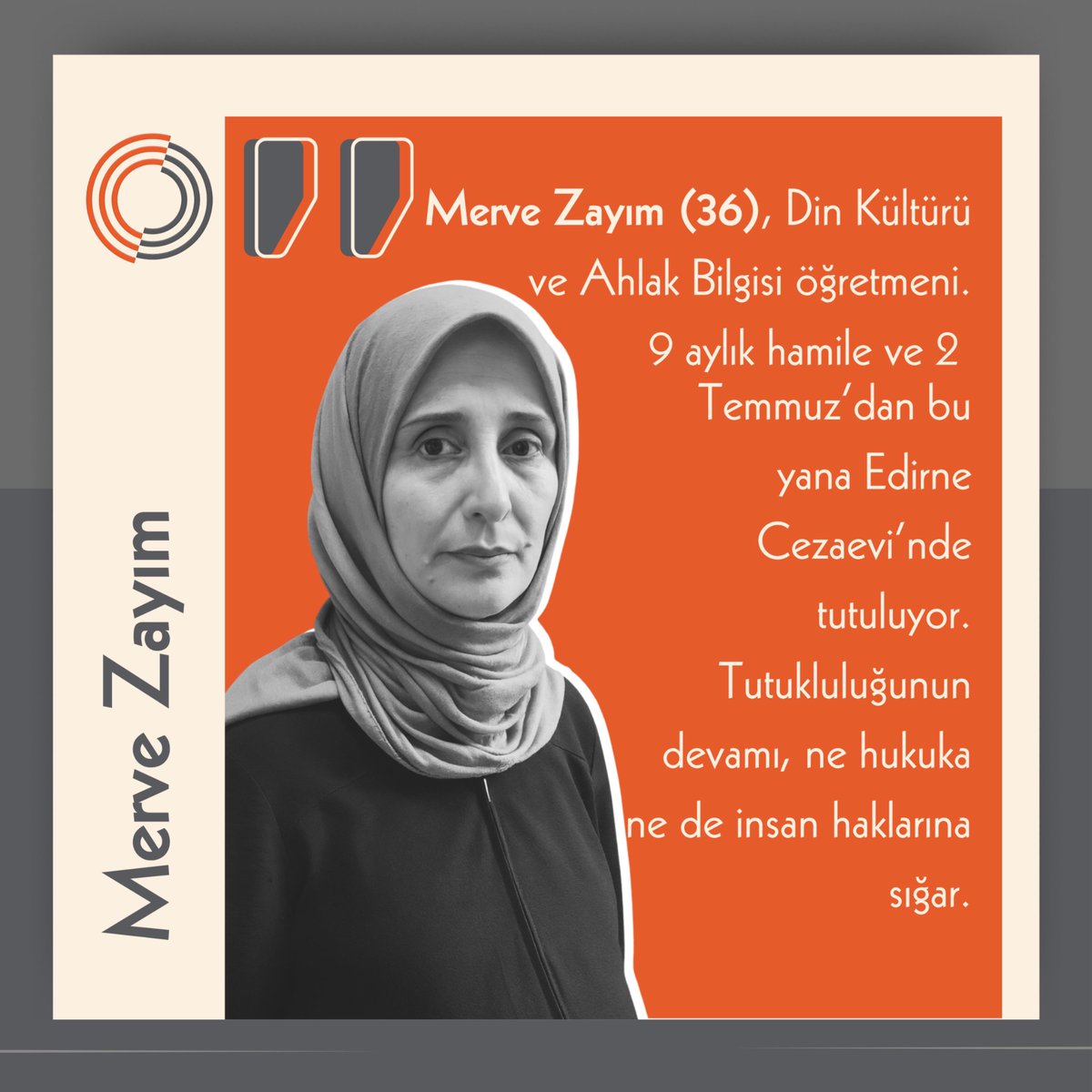 FatmaAksyy's tweet photo. 9 aylık hamile tutuklu Merve Zayım'ın doğumuna saatler kaldı. Fakat hala tahliye edilmedi.
@memduhtv
Cezaevinden Doğumhaneye
#TürkiyeSessiz https://t.co/N46U9QrtEp