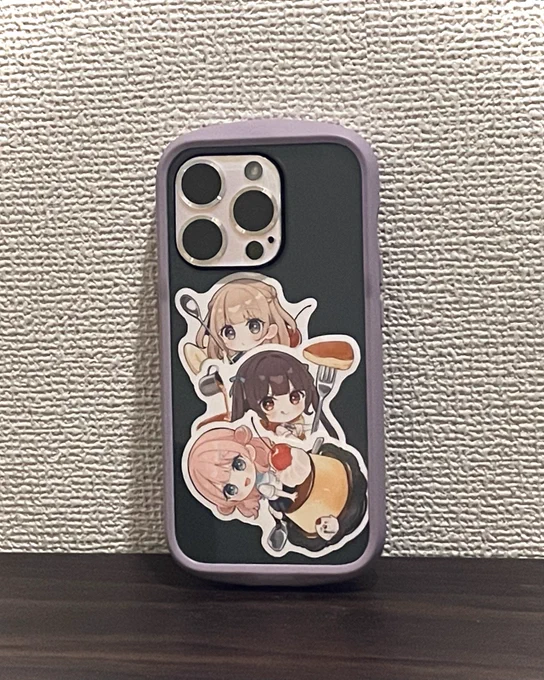 新刊セットのシール実物こんな感じです〜!スマホケースの裏に入れても可愛い!です!