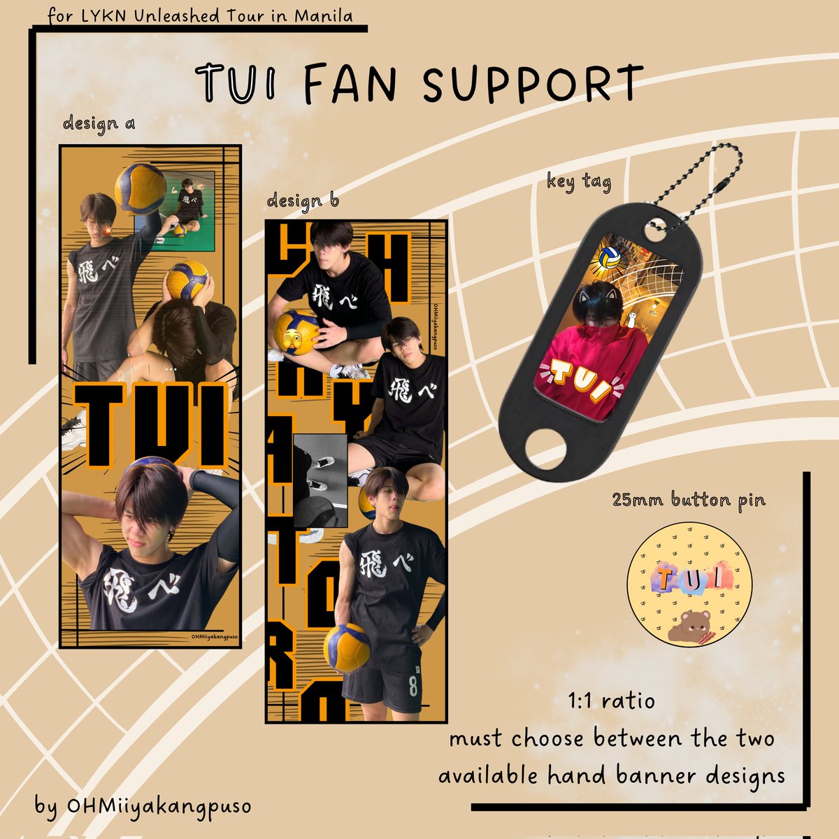 OHMiiyakangpuso's tweet photo. • • • • • • LAST fan support • • • • • •
▪︎for LYKN Unleashed Tour in Manila▪︎
by trisha 🫡

《 《 《 《 《 TUI FAN SUPPORT 》 》 》 》 》

~ limited quantity
~ choose between the designs
~ show this post to me on d-day
#LYKNTOURxMANILA https://t.co/wPThUPocRx