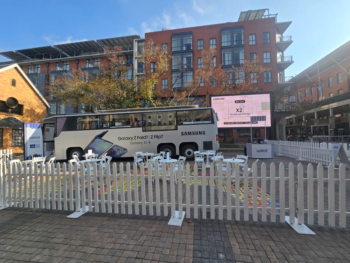 𝕄𝕒_ℤ𝕠𝕟𝕕𝕠 (@nomagugu_xo) on Twitter photo #AD
Melrose Arch experienced the future firsthand with <a href="/SamsungMobileSA/">Samsung Mobile SA</a> 🔥
Last weekend’s Galaxy Hangout brought the Galaxy Z Fold7’s folds, flips, and true Mzansi vibes together. If you missed out, tell us waar was jy?? 👀 #AD
Melrose Arch experienced the future firsthand with <a href="/SamsungMobileSA/">Samsung Mobile SA</a> 🔥
Last weekend’s Galaxy Hangout brought the Galaxy Z Fold7’s folds, flips, and true Mzansi vibes together. If you missed out, tell us waar was jy?? 👀