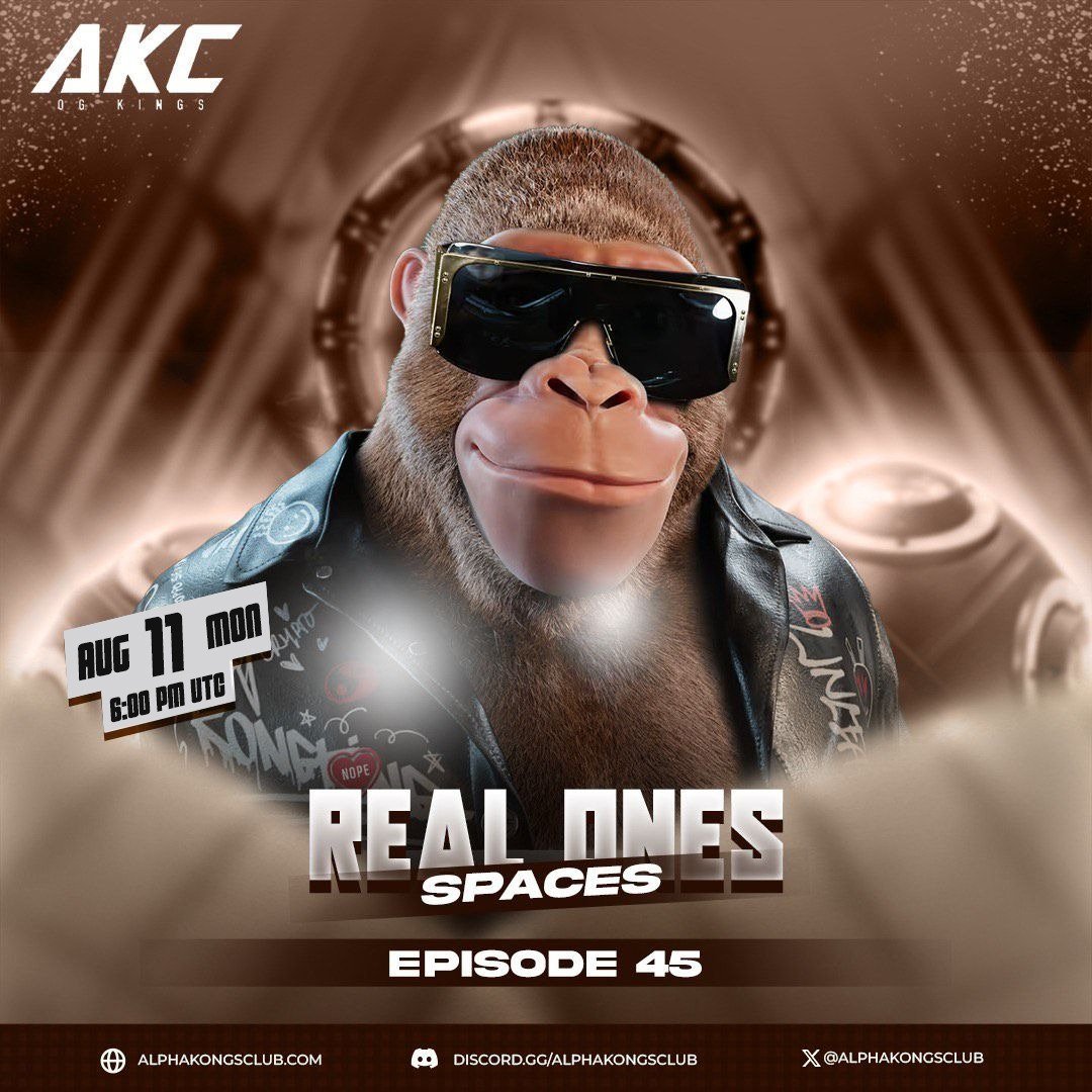 Be there or be a 🟥 it has been a while but Real One spaces are so BACK!!! Market is pumping; Grab your kongs before its too late (I got some inside info😏) 🦍🦍🦍🦍🦍 <a href="/AlphaKongsClub/">Alpha Kongs Club</a> <a href="/DAVIDesTAVA/">DAVIDesTAVARES</a> <a href="/Lucy309_AKC/">Lucy309 AKC I OGK</a>