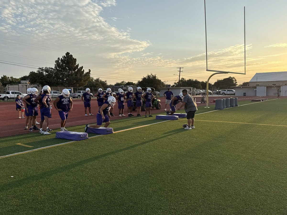 Alfred Acosta Jr (@a_acosta_jr) on Twitter photo First day of practice for <a href="/midlandhighfb/">Midland High Football</a> was this morning! Proud of the hard work and energy from our athletes and coaches. Excited to see what this season holds! 🏈 #OYB
<a href="/AthleticsMISD/">Midland ISD Athletics</a> <a href="/Wesley_A_Torres/">Wes Torres</a> <a href="/amlopez4/">Amanda Lopez</a> <a href="/DrSDHoward/">Dr. Stephanie Howard</a> <a href="/MidlandHigh_MHS/">Midland High School</a> First day of practice for <a href="/midlandhighfb/">Midland High Football</a> was this morning! Proud of the hard work and energy from our athletes and coaches. Excited to see what this season holds! 🏈 #OYB
<a href="/AthleticsMISD/">Midland ISD Athletics</a> <a href="/Wesley_A_Torres/">Wes Torres</a> <a href="/amlopez4/">Amanda Lopez</a> <a href="/DrSDHoward/">Dr. Stephanie Howard</a> <a href="/MidlandHigh_MHS/">Midland High School</a>