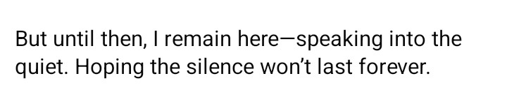 #WritingCommunity #writers #writersoftwitter #writer #reflectiveWriting #raw #emotional #feelings 

Please read and let me know what you think, if anyone is out there.