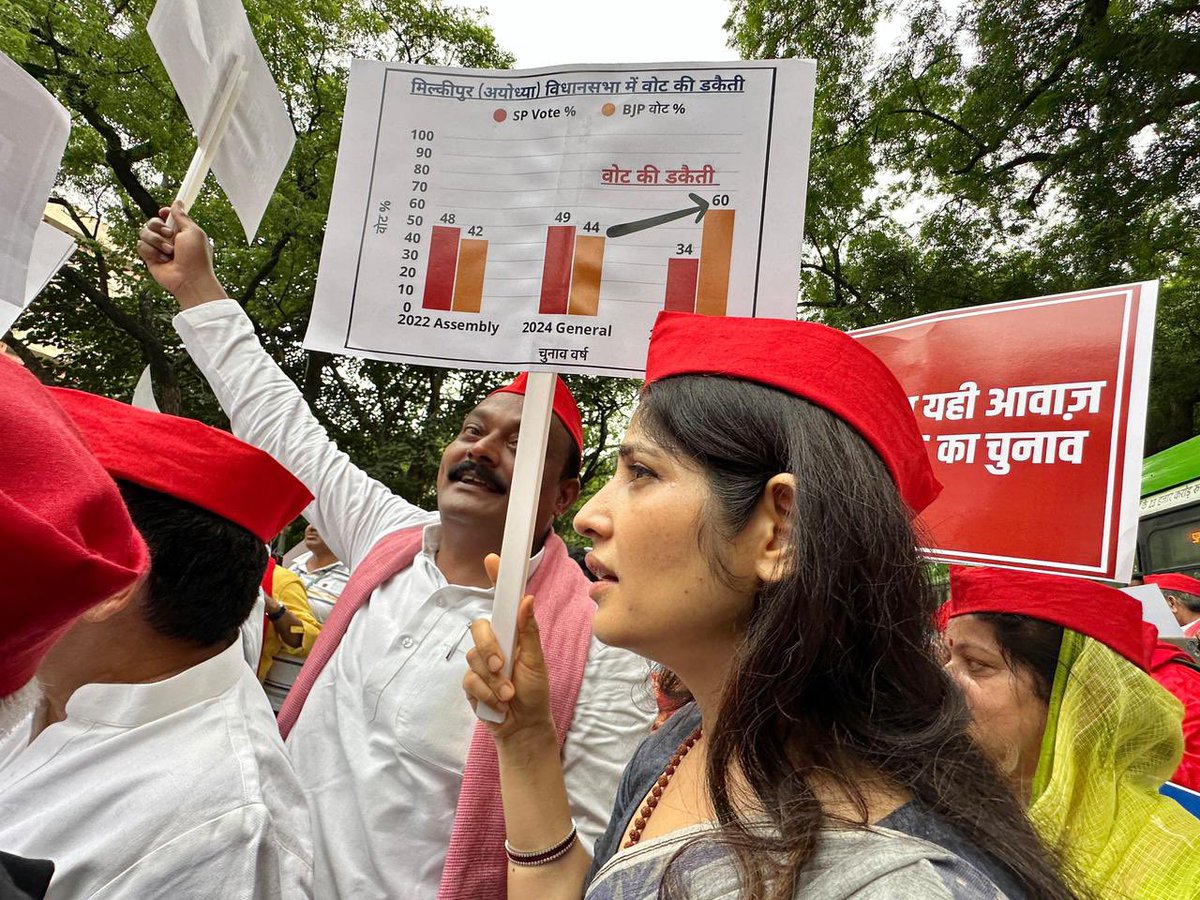 dimpleyadav's tweet photo. PDA ने ठाना है, SIR वापस करवाना है !

जानता के वोट और लोकतंत्र को बचाने की यह लड़ाई जारी रहेगी। https://t.co/3cu6cQtPf8