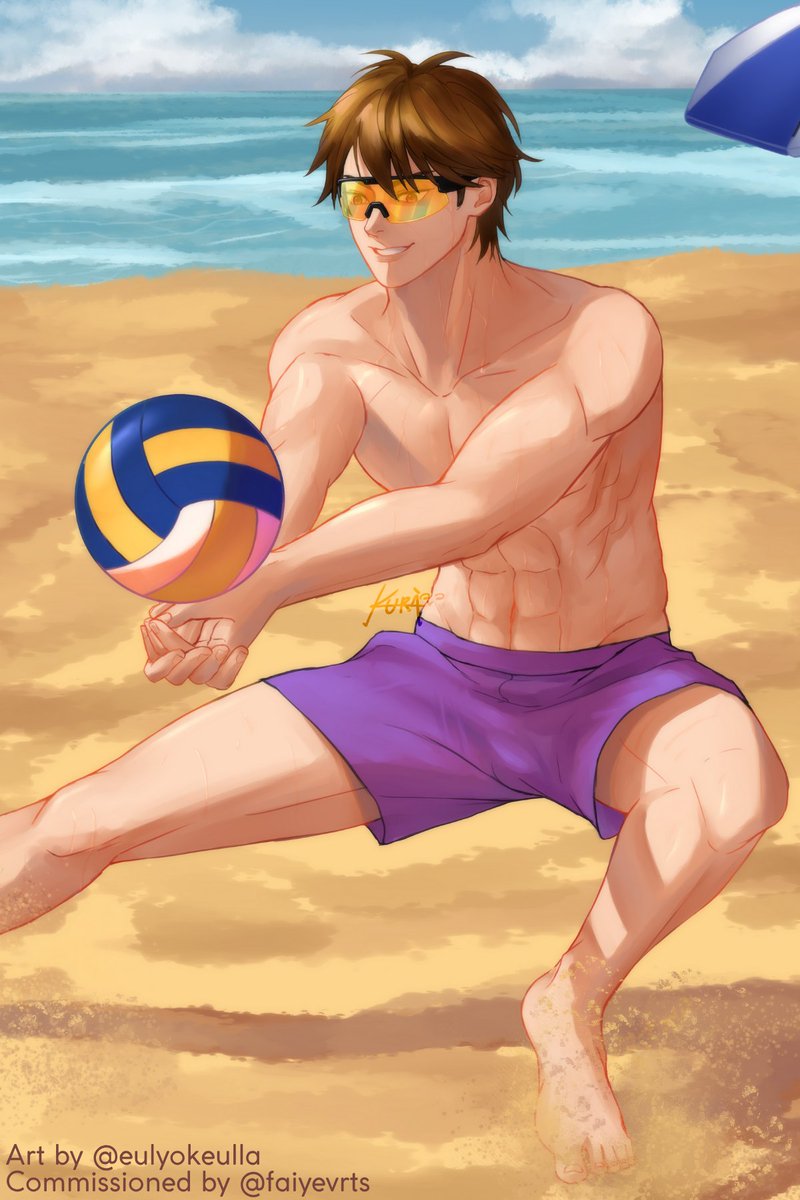 Thank you <a href="/eulyokeulla/">Kura-ssi 🌻🌈 (Genesis 9:13)</a> for making beach volleyball Miyuki come to life 🔥🔥🔥 summer got hotter indeed!

Sorry sa mga di ko naabutan ng freebie print onsite 😭 pls accept this visual 🕶

<a href="/DaiyaSummerArc/">Catching Waves: From Diamond to Seashore</a> #DaiyaToSea 🏖