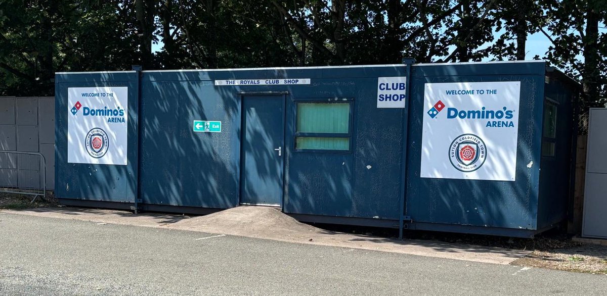 Sutton Coldfield Town FC (@sctfc) on Twitter photo 👀 As our partnership with <a href="/Dominos_UK/">Domino's Pizza UK</a> grows, so does the impressive new signage displaying our pride in the partnership around the ground! 💙
Our latest additions include new signage on the club shop! 🪧
#COYR | #OurTown 🔵⚪️ 👀 As our partnership with <a href="/Dominos_UK/">Domino's Pizza UK</a> grows, so does the impressive new signage displaying our pride in the partnership around the ground! 💙
Our latest additions include new signage on the club shop! 🪧
#COYR | #OurTown 🔵⚪️