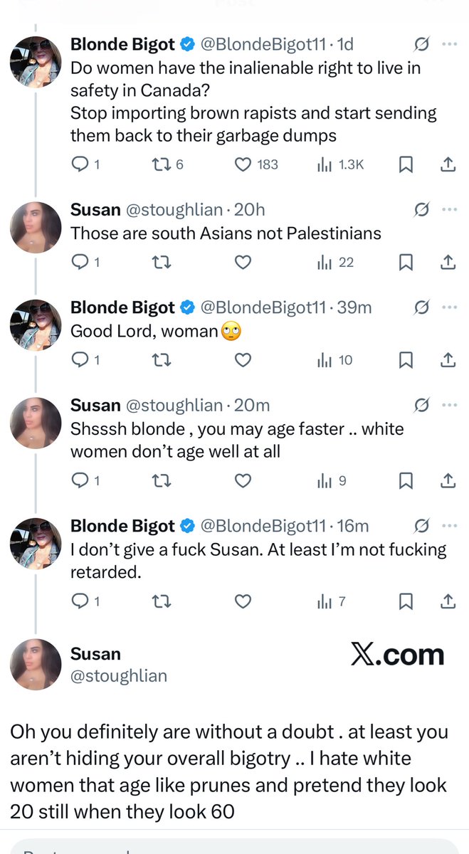 Blonde Bigot tweet media