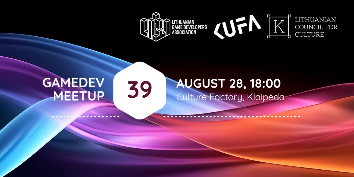 🌇Summer is coming to an end, which means it's a great chance to meet at the seaside - join GameDev Meetup in Klaipėda on August 28!
👉Find more information here: eventbrite.com/e/gamedev-meet…