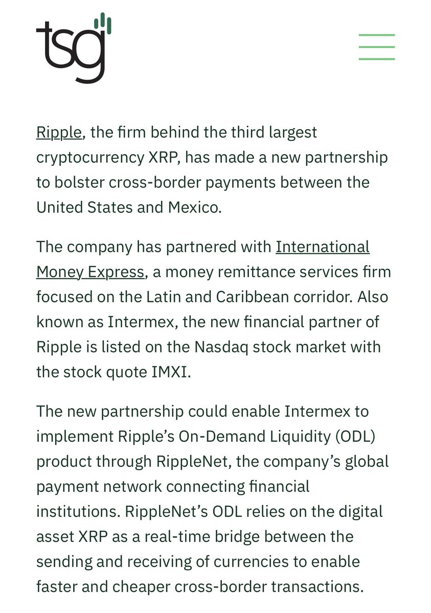 Western Union International Money Express —>Ripple RLUSD // XRP