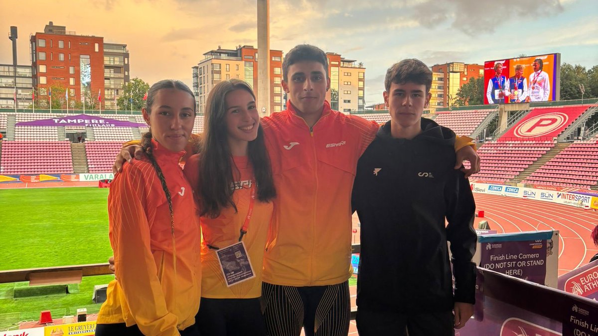 #IRUNEROLABURREAN | 🌍 🏃‍♀️20 urtez azpiko Europako Txapelketak BATeko kirolarien parte hartze laukoitza izan du

🏆Ander Aramendi, Alaine Aguerralde, Carla A. Martinez eta Alejandro Esteban lehiatu dira bertan 

irunero.eus/20-urtez-azpik…