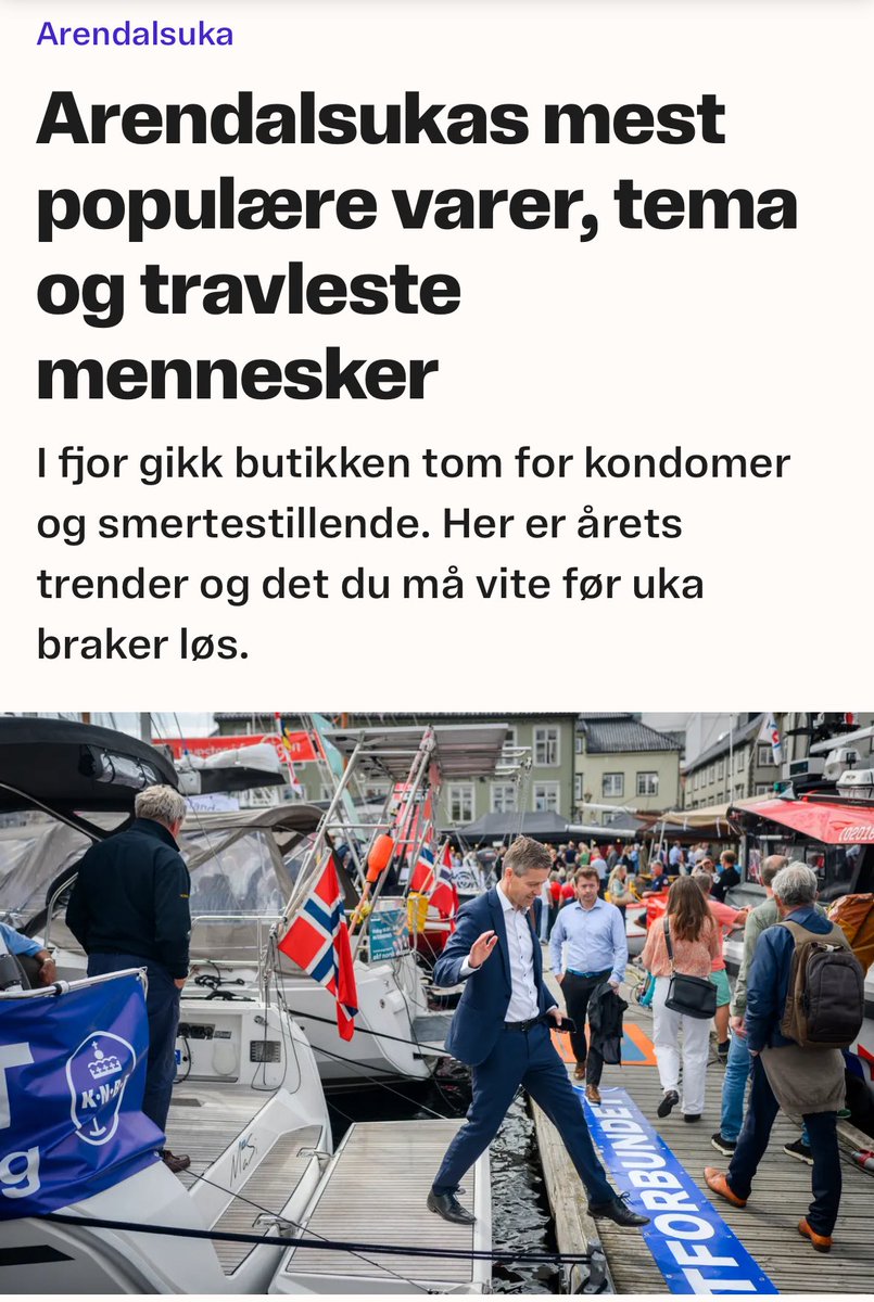 Til dere statsansatte og ledere i næringslivet som er på vei sørover, husk å kjøp med dong. For i Arendal blir de tomme