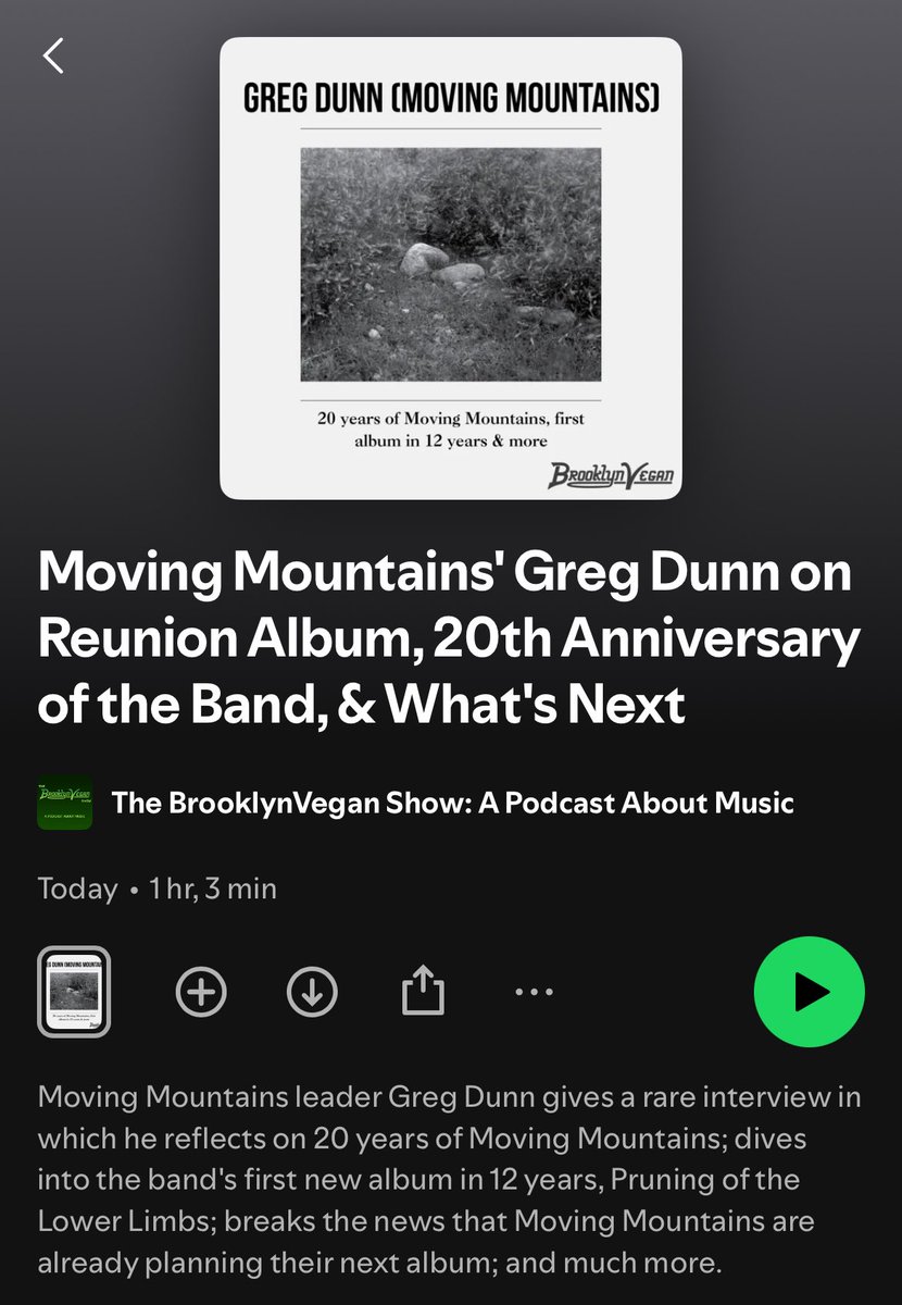 Andrew Sacher (@llllbfgllll) on Twitter photo talked to greg dunn of <a href="/movmou/">Moving Mountains</a> on the BV Show podcast - greg & i came up in the same small music scene and we got to go deep down memory lane in a way I don’t think i’ve ever gotten to do in an interview.
hope you like hearing about some overlooked westchester emo/punk history talked to greg dunn of <a href="/movmou/">Moving Mountains</a> on the BV Show podcast - greg & i came up in the same small music scene and we got to go deep down memory lane in a way I don’t think i’ve ever gotten to do in an interview.
hope you like hearing about some overlooked westchester emo/punk history