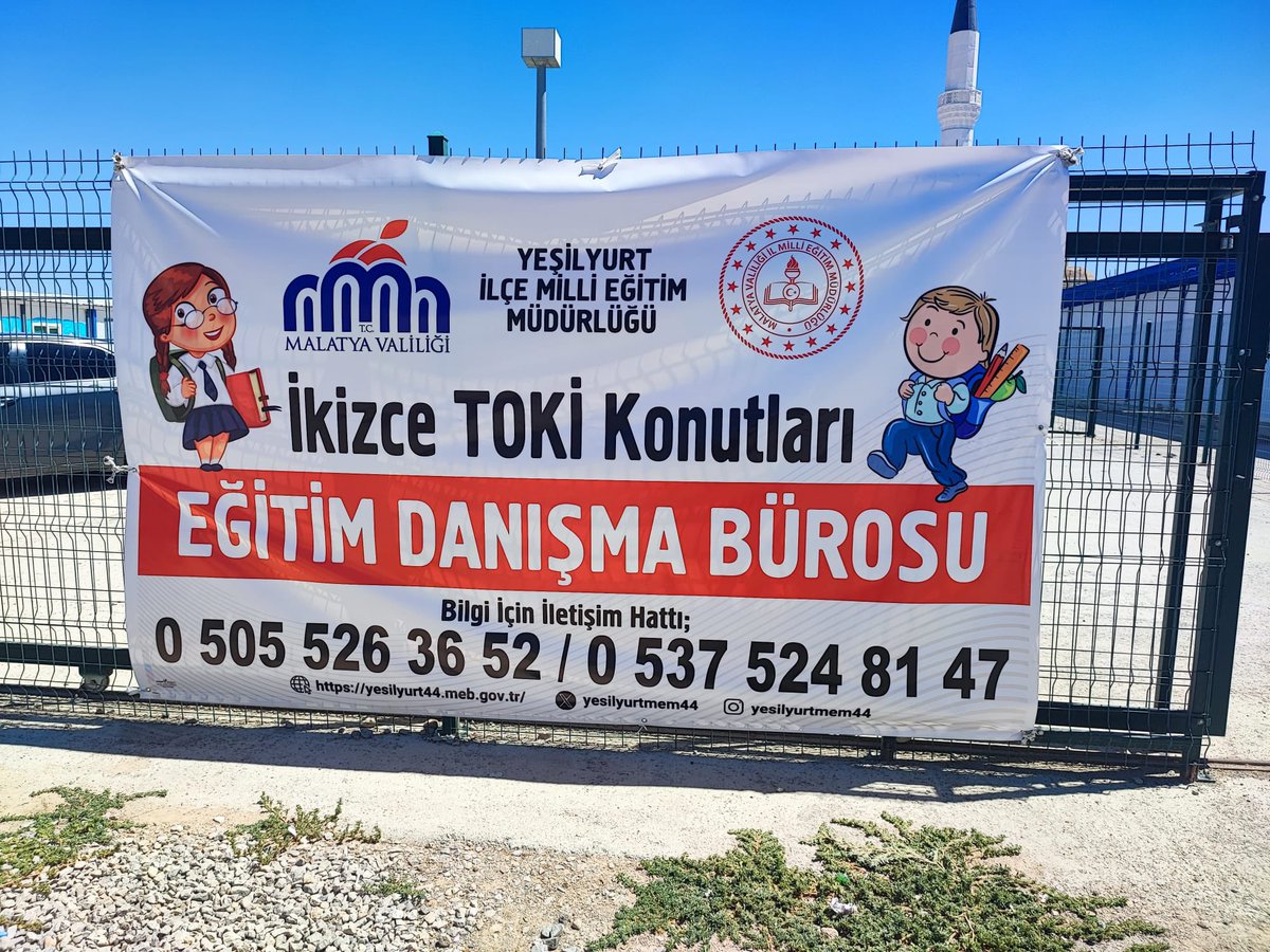 📍 İkizce TOKİ’de Eğitim Danışma Bürosu Hizmete Açıldı

Malatya Valiliği himayesinde, İl Millî Eğitim Müdürlüğü ve Yeşilyurt İlçe Millî Eğitim Müdürlüğü koordinasyonunda kurulan “Eğitim Danışma Bürosu”; öğrenci ve velilere rehberlik, yönlendirme ve bilgilendirme hizmetleri