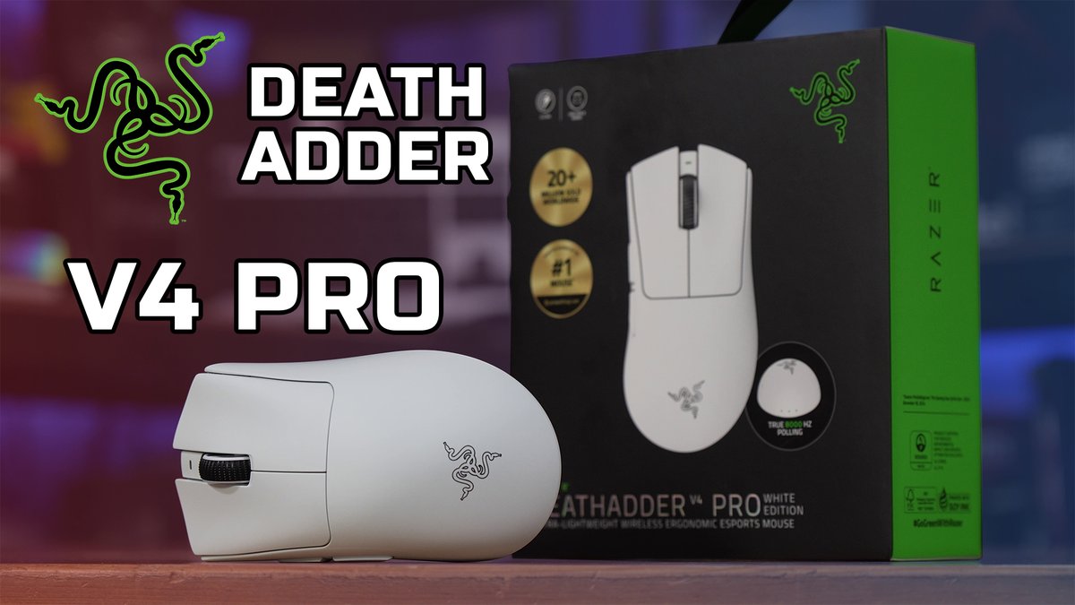 TechTeamGB's tweet image. Razer DeathAdder V4 Pro Review - Lighter, Faster, Better? youtu.be/TEQuLkdm_gQ