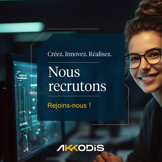 [📢 #AkkodisRecrute] Akkodis France renforce ses équipes en région Occitanie et recrute un Ingénieur Solution IA - Pilotage et Développement H/F en CDI à Toulouse.

En savoir plus sur cette offre d'emploi 👉 akkodis.com/fr-fr/emplois/…

#Recrutement #Devs  #Emploi #IA #AI #LLM