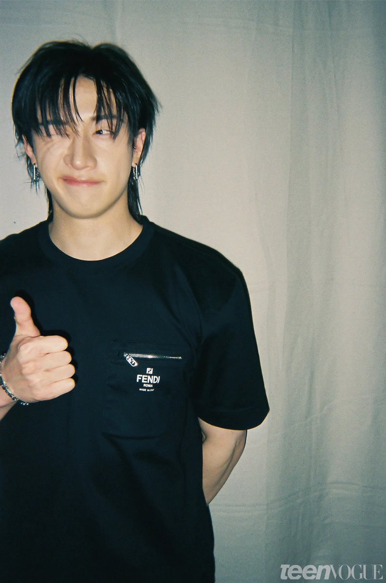 gnabnahc97chris's tweet image. BANG CHAN FOR TEEN VOGUE