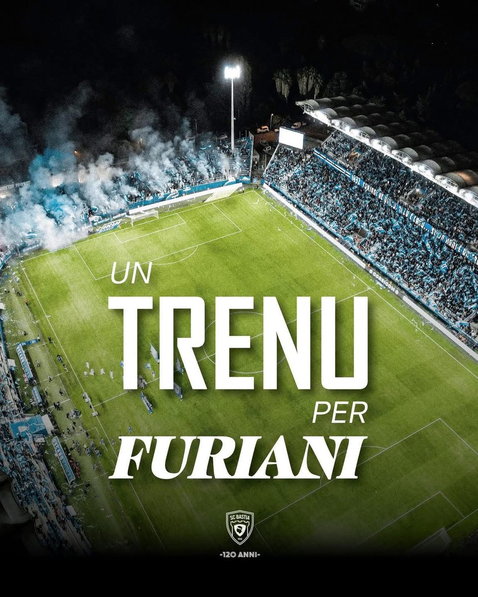 JChibaudel's tweet photo. 🔵⚽️[ UN TRENU PER FURIANI ]⚽️🔵

G-4 @SCBastia contre Pau

🕒 Consultez les horaires 👉🏼 https://t.co/LiOvifcNaT

Forza Bastia 🔵⚪️ https://t.co/aQJFxjISF7