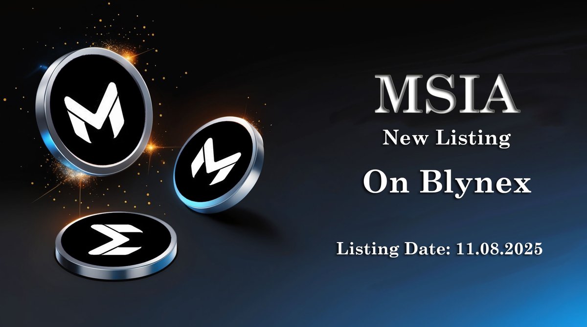 Blynexex's tweet photo. 🪙 #Blynex new listing @messiah_network
$MSIA ! 🚀

Key dates:
🔹 Deposit and Withdrawal Opens: 11/08/2025 16:00 (UTC)
🔹 Trading Begins: 11/08/2025 16:00 (UTC)

Get ready to trade
 $MSIA / USDT on https://t.co/j7TtCWOk42:

⚡️You can also secure a USDT loan by using #MSIA tokens as collateral.

#MSIA #Blynex #CryptoListing #NewListing #CryptoNews  #MessiahNetwork #Blockchain #CryptoExchange #Web3  #TokenListing #TradingAlert #CryptoCommunity