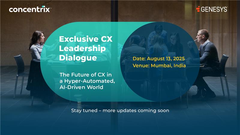ConcentrixIND's tweet image. In an AI world where speed is easy, differentiation is hard. Join CX leaders to explore what’s next.
@Concentrix @Genesys
