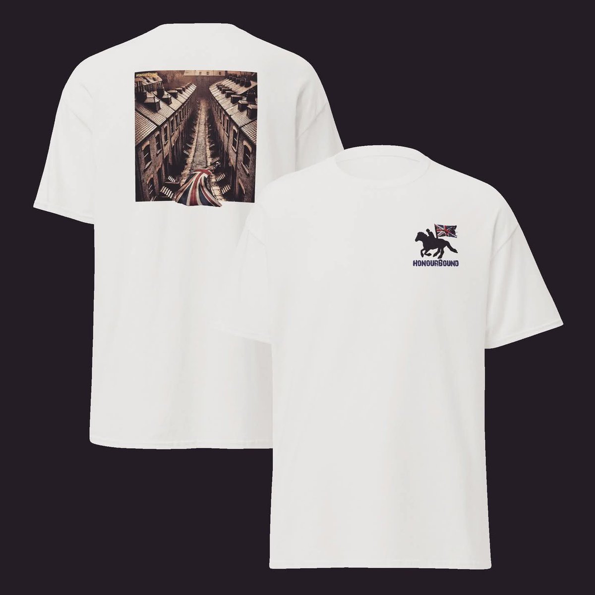 It's hot out there! ☀️

You could say it's the perfect day to wear a white T-Shirt with a hint of Patriotism on it... 🇬🇧

From £23 using the Discount code 'proud'.

#HonourBound