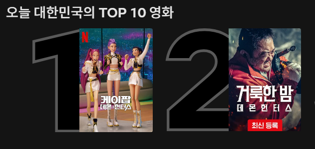 doremi_ten's tweet photo. 1,2위의 데몬헌터스라니 들어갔다가 빵터졌네 https://t.co/J2u0Uhk8Gu