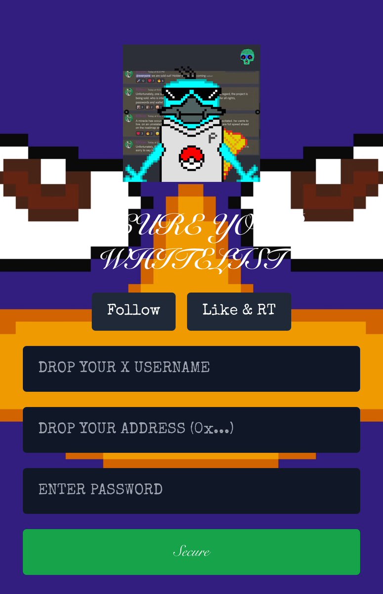 MysDark (@mys_dark) on Twitter photo Bundan da WL alın.
Henüz yeni ve supply fazla ama rekabet çok yokken kod paylaşıldığında siteye girip <a href="/PlatypussNFT/">Agent Platypus</a> WL’sini şimdiden yan cebe koymakta fayda var.
İleride daha fazla değerlenirse erkenden yerimizi almış oluruz. Bundan da WL alın.
Henüz yeni ve supply fazla ama rekabet çok yokken kod paylaşıldığında siteye girip <a href="/PlatypussNFT/">Agent Platypus</a> WL’sini şimdiden yan cebe koymakta fayda var.
İleride daha fazla değerlenirse erkenden yerimizi almış oluruz.