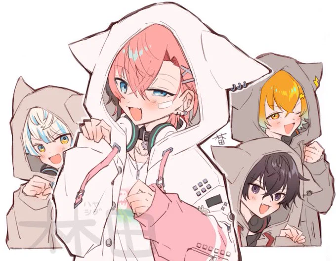 #紙とウェン #ウサミアァァァァトゥ #サイキペイント #まな板にマナ居た #オリ絵ンス