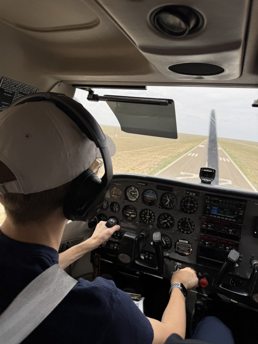 ScottCroshaw's tweet photo. Yesterday I had the opportunity to fly with my son Matthew (and his CFI). Very proud to see how far this young man has come with his piloting skills. He still has 5-months until he is eligible (age 17) to obtain his Private Pilot License (PPL). https://t.co/Al4DTLxfzY