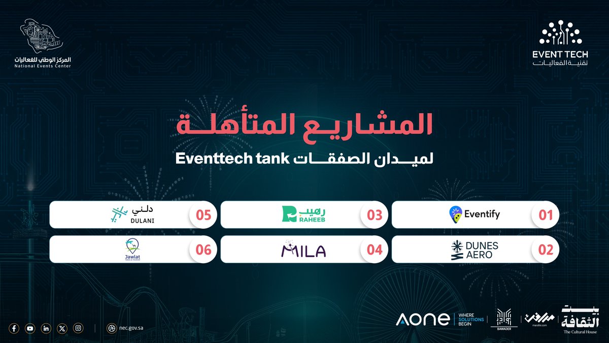 المركز الوطني للفعاليات | NEC tweet media
