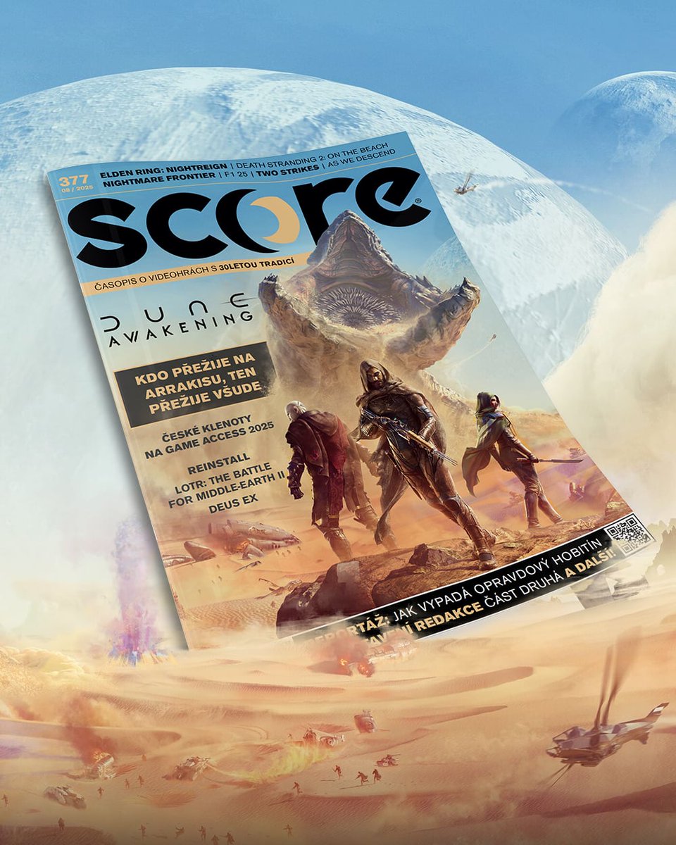 ScoreCZ's tweet image. SCORE 377 v prodeji -&amp;gt; send.cz/casopis/344/sc…

#DuneAwakening #eldenringnightreign #DeathStranding2