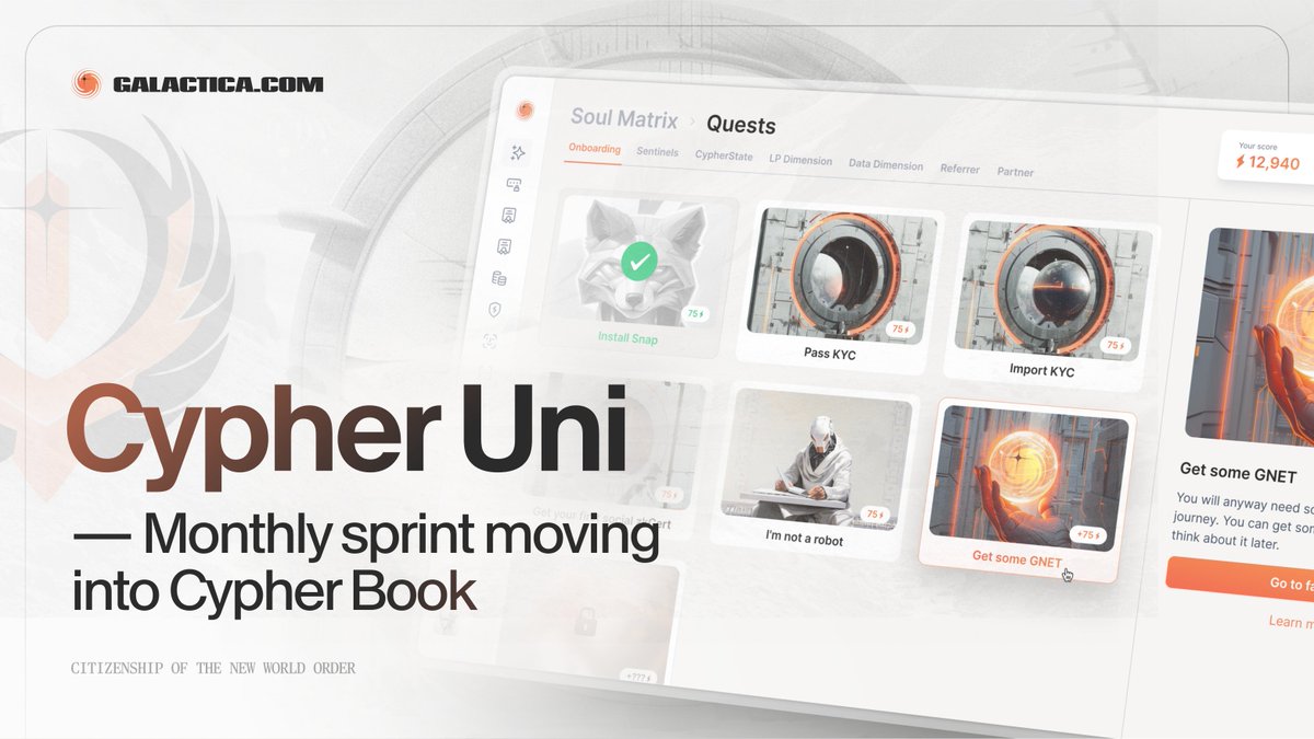 📚 Cypher Uni → CypherBook: Next Step – The Monthly Sprint

We’re excited to share that the Cypher Uni migration into CypherBook is well underway!

Starting September, the Monthly Sprint will run fully inside CypherBook - making the September Sprint the very first one hosted in
