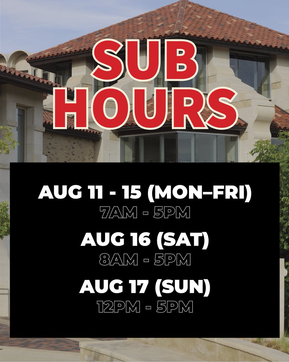 TTU Student Union Building tweet media