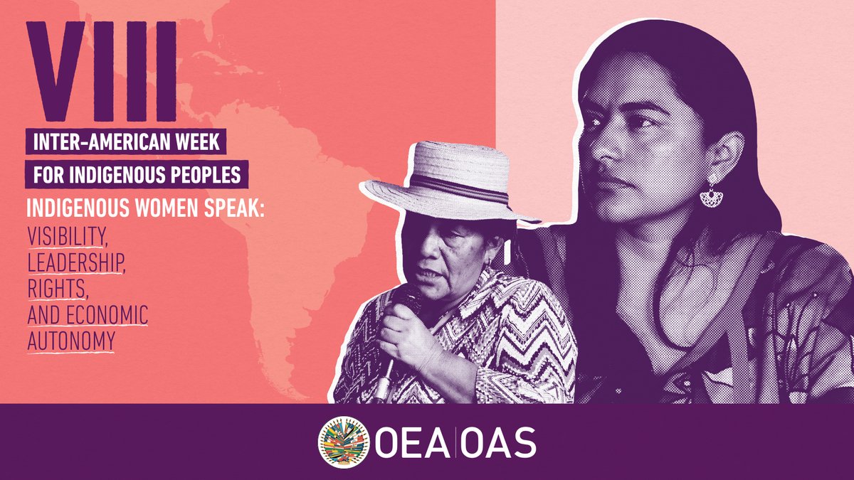 OAS_official's tweet photo. 🌎 COMING SOON: Opening Ceremony of the 8th Inter-American Week of #IndigenousPeoples
🗓️ August 11
⏰ 10:00 AM EDT (14:00 GMT)
📺 https://t.co/UNuXoqH8wE
📍 Hall of the Americas
ℹ️https://t.co/M1L9L50rUh
#IndigenousWeek #IndigenousWomen https://t.co/2sMmfVsmNY