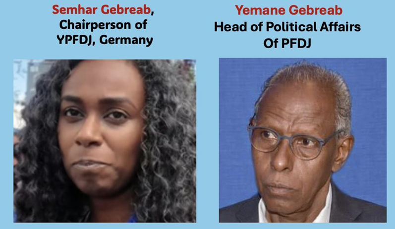 Semhar Gebreab, She told the German journalists that she was born in democratic Germany and she was given everything a young woman is entitled to, so what does she know about what has happened in Eritrea and what does she know about what Eritrean mothers have been through?