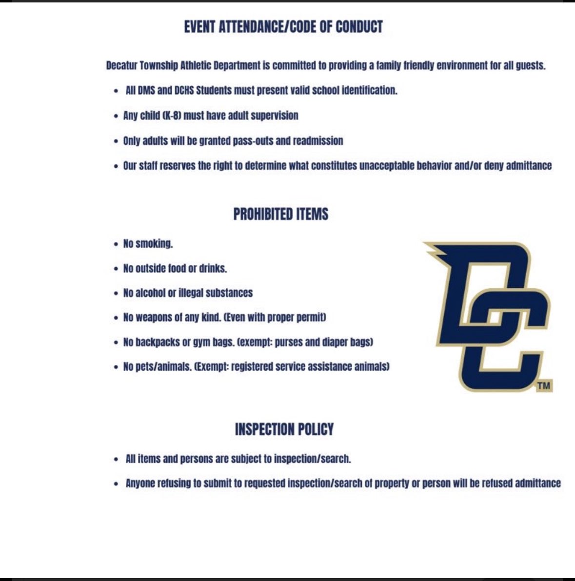 DCHS Athletics tweet media