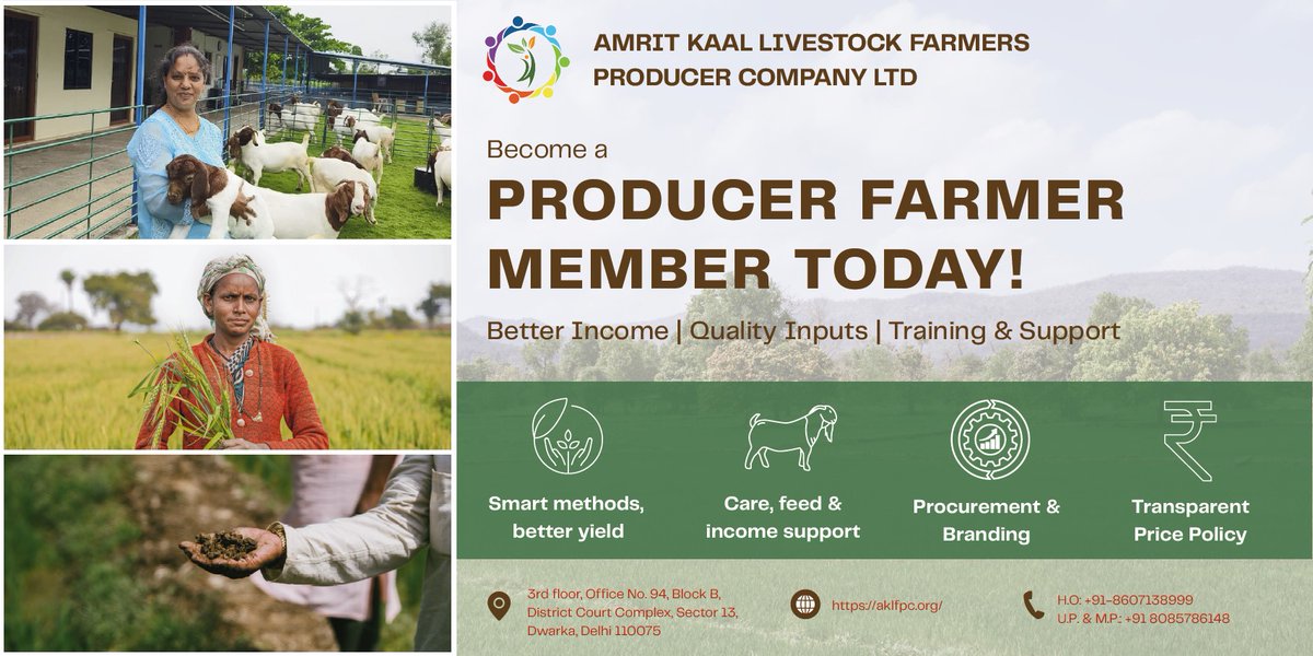 Amrit Kaal Livestock Farmers Producer Company Ltd (@aklfpcl) on Twitter photo 