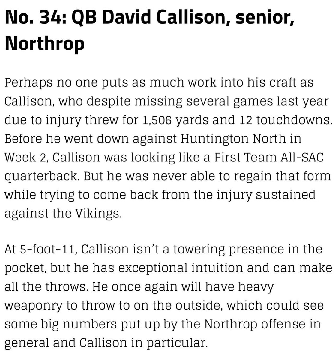 Northrop Bruins Football tweet media