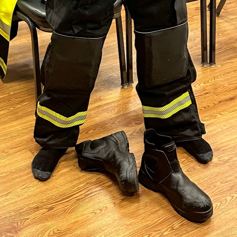 FireBootJoe's tweet image. Could you handle the smell of a fireman's gear, boots, and socks?