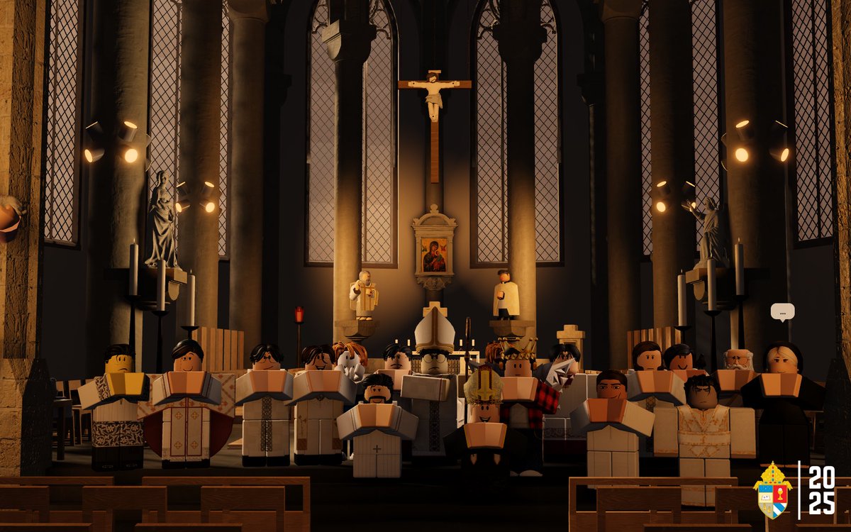 The Cathedral of St. Emerentiana was dedicated by Archbishop Marcello Ferrer on Saturday, August 9.
In his homily, he reminded the faithful that God’s presence is not bound by place, but by hearts united in faith—even in virtual gatherings.
#AoRMedia #AoRobloxCatholic